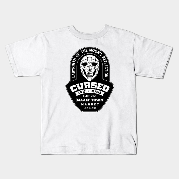 Maalt Town Curse Emblem Kids T-Shirt by Lagelantee